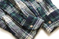 画像5: 00s メキシコ製 PENDLETONペンドルトン AUTHENTIC CAMPBELL TARTAN タータンチェック ウールシャツ XL (5)