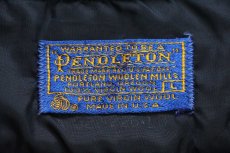 画像4: 70s USA製 PENDLETONペンドルトン チェック ウール オープンカラーシャツ L★A (4)