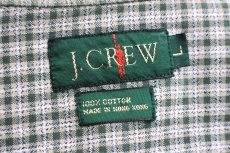 画像4: 90s J.CREW チェック コットンシャツ カスタム L (4)