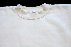 画像4: 90s USA製 patagoniaパタゴニア Beneficial T's 無地 オーガニックコットン スウェット 生成り S (4)