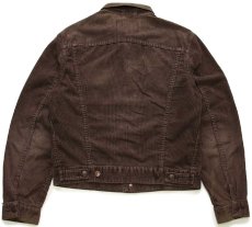 画像2: 90s 英国製 Levi'sリーバイス 70500 コーデュロイジャケット 焦げ茶★ユーロ (2)