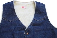 画像3: 70s Levi'sリーバイス 60607 ボアライナー デニムベスト M★A (3)