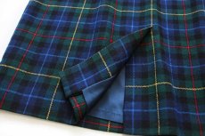 画像5: 70s USA製 PENDLETONペンドルトン AUTHENTIC SMITH TARTAN タータンチェック ツータック ウールスカート 14 (5)