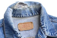 画像5: 80s USA製 Levi'sリーバイス 70506 ダメージ デニムジャケット 4ポケット 40R (5)