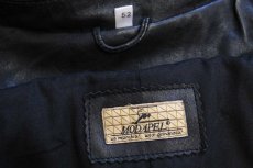 画像4: 90s MODAPEL レザー フィールドコート 黒 52 (4)