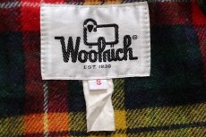 画像4: 70s Woolrichウールリッチ タータンチェック ウールライナー マウンテンパーカー 紺 S (4)