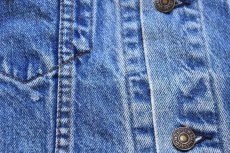 画像6: 80s USA製 Levi'sリーバイス 70506 ダメージ デニムジャケット 4ポケット 40R (6)