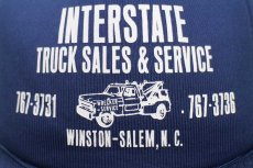 画像5: 80s INTERSTATE TRUCK SALES&SERVICE トラック キャップ 紺 (5)