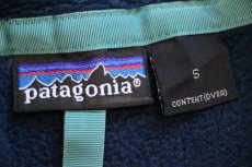 画像4: 90s patagoniaパタゴニア フリース スナップT 紺 S (4)