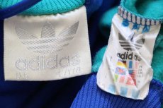 画像4: 90s adidasアディダス トレフォイル ロゴ刺繍 マルチカラー ハイネック ドルマンスリーブ トラックジャケット★ジャージ (4)