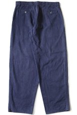 画像3: 90s USA製 DOCKERSドッカーズ コットン チノパン 紺 フェード w34 L30★Levi'sリーバイス (3)