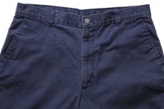 画像4: 90s USA製 DOCKERSドッカーズ コットン チノパン 紺 フェード w34 L30★Levi'sリーバイス (4)