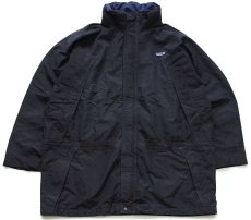 画像1: 00s ポルトガル製 patagoniaパタゴニア Liquid sky jacket リキッドスカイ GORE-TEXゴアテックス ナイロン マウンテンジャケット 黒 XL (1)