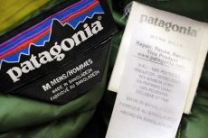 画像4: patagoniaパタゴニア Down Sweater ダウンセーター ナイロン ダウンジャケット 黄緑 M (4)