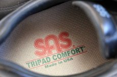 画像5: USA製 SAS TRIPAD COMFORT ベルクロ レザー スニーカー 黒 (5)