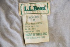 画像4: 90s L.L.Bean 2つボタン コットン テーラードジャケット グレーベージュ 48★特大 (4)