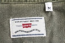 画像4: 90s Levi'sリーバイス コットン コーデュロイ ウエスタンシャツ グリーングレー M★ユーロ (4)