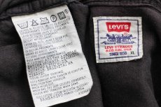 画像4: 90s Levi'sリーバイス コットン コーデュロイ ウエスタンシャツ 焦げ茶 XL★ユーロ (4)