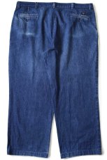 画像3: 00s DOCKERSドッカーズ ツータック デニム トラウザーズ ヒゲ w42★Levi'sリーバイス (3)