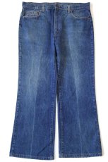 画像2: 80s USA製 Levi'sリーバイス 517 黒カン デニムパンツ w38★75 ブーツカット (2)