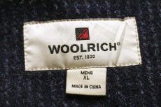 画像4: Woolrichウールリッチ チョークストライプ ノーカラー パチポケ ウールベスト 黒 XL (4)