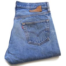 画像1: 90s USA製 Levi'sリーバイス 501 デニムパンツ w36★138 (1)