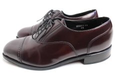 画像2: FLORSHEIM フローシャイム ストレートチップ レザーシューズ バーガンディ 10.5D★革靴 (2)