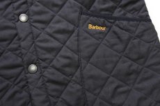 画像6: 00s ルーマニア製 Barbourバブアー D373 ESKDALE JACKET キルティングジャケット 黒 M (6)