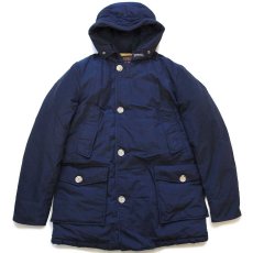 画像1: WOOLRICH JOHN RICH&BROS ウールリッチ アークティックパーカー ダウンコート 紺 S★B-9タイプ (1)