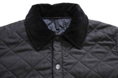 画像3: 00s ルーマニア製 Barbourバブアー D373 ESKDALE JACKET キルティングジャケット 黒 M (3)