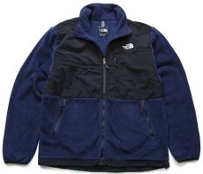 画像1: THE NORTH FACEノースフェイス デナリ POLARTEC ライナー フリースジャケット 紺×黒 M (1)