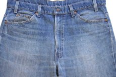 画像4: 80s USA製 Levi'sリーバイス 517 デニムパンツ ヒゲ w38★77 ブーツカット (4)