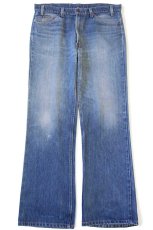 画像2: 80s USA製 Levi'sリーバイス 517 デニムパンツ ヒゲ w38★77 ブーツカット (2)