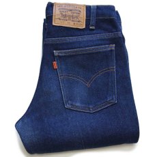 画像1: 00s イタリア製 Levi'sリーバイス 417 センタープレス ストレッチ デニムパンツ w30 L34★ユーロ ブーツカット (1)