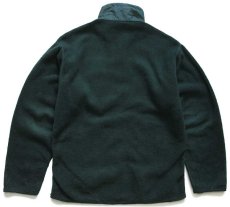 画像2: 90s USA製 patagoniaパタゴニア シンチラ フリースジャケット 深緑 S (2)