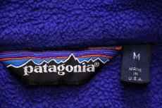 画像4: 80s USA製 patagoniaパタゴニア フリースジャケット 青紫 M (4)