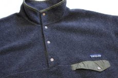 画像3: 90s USA製 patagoniaパタゴニア シンチラ フリース スナップT グレー XL (3)