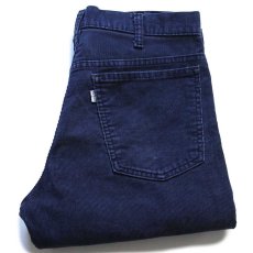 画像1: 80s Levi'sリーバイス 519 コーデュロイパンツ 紺 w31 L32 (1)