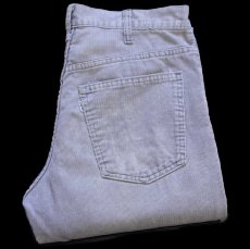 画像1: 80s Levi'sリーバイス 519 コーデュロイパンツ グレー w32 L34 (1)