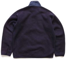 画像2: 90s USA製 patagoniaパタゴニア フリースジャケット ナス紺 M (2)