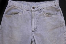 画像4: 80s Levi'sリーバイス 519 コーデュロイパンツ グレー w32 L34 (4)