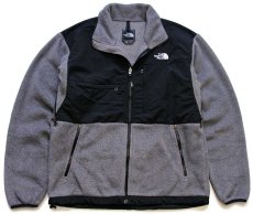 画像1: THE NORTH FACEノースフェイス デナリ POLARTEC ライナー フリースジャケット グレー×黒 M (1)