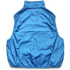 画像2: 90s L.L.Bean パフボール タイプ ハーフジップ 中綿入り ナイロンベスト 水色 XL (2)