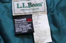 画像4: 90s USA製 L.L.Bean チロリアンテープ マルチカラー Thinsulate 中綿入り ナイロン アノラックパーカー XL-T (4)