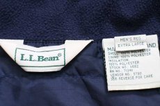 画像4: 90s L.L.Bean パフボール タイプ ハーフジップ 中綿入り ナイロンベスト 水色 XL (4)