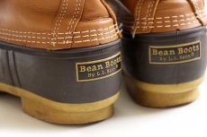 画像7: USA製 L.L.Bean 6ホール シンサレート ビーンブーツ タン×ブラウン (7)