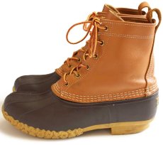 画像2: USA製 L.L.Bean 6ホール シンサレート ビーンブーツ タン×ブラウン (2)