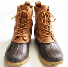 画像1: USA製 L.L.Bean 6ホール シンサレート ビーンブーツ タン×ブラウン (1)