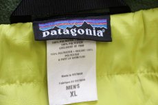 画像4: 00s patagoniaパタゴニア h2no Insulated Powder Bowl Jacket パウダー ボール ツートン ナイロンジャケット 緑×白 XL (4)