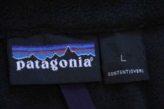 画像4: 90s ポルトガル製 patagoniaパタゴニア フリースジャケット 黒 L (4)